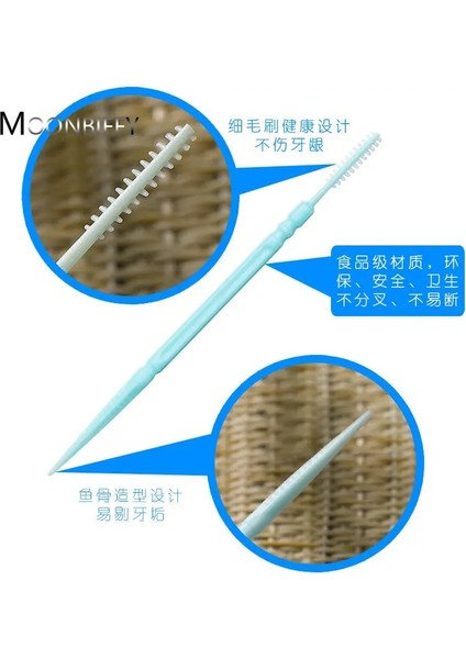 Mavi Stil Dental Floks Şişe Diş Çift Başlı Kürdan Ev Pensesinde Temizleme Plastik Kürdan Ağız Bakımıзу Бочистки (Yurt Dışından) modelleri