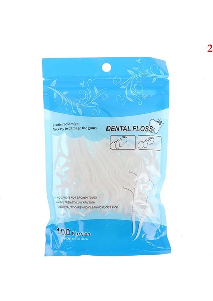 Kumral Stili Kişisel Diş Bakımı Için Tek Kullanımlık Diş Pensesinde Interdental Fırça Kürdan Diş Temizleme (Yurt Dışından)