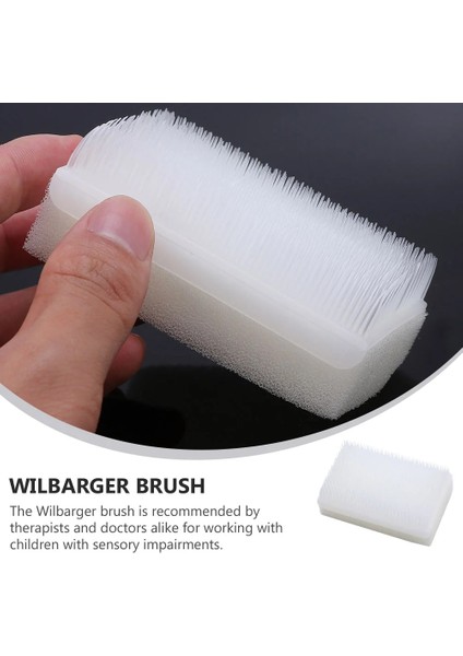 Beyaz Stil Fırça Duyusal Fırçalar Fırçalama Wilbarger Yumuşak Mesleki Savunma Terapisi Sakinleştirici Scrub Vücut Protokolü (Yurt Dışından)