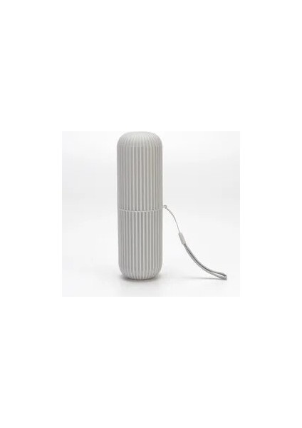 Gri Tarzı Taşınabilir Diş Fırçası Saklama Kutusu Diş Macunu Tutucu Kutusu Organizatör Ev Saklama Kabı Açık Seyahat Için Banyo Aksesuarları (Yurt Dışından)