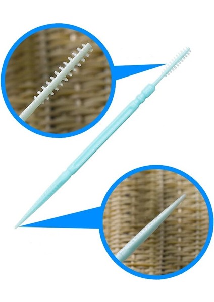 Yeşil Stil Kutu Silikon Diş Fırçası Kürdan Ağız Bakımı Diş Çubukları Diş Flok Diş Temizleme Araçları Interdental Diş Fırçası (Yurt Dışından) indirimleri