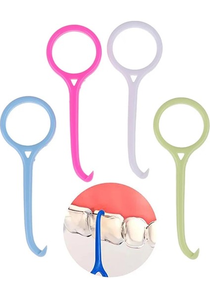 Pembe Tarzı Lastic Kanca Diş Temizleme Aracı Güzel Ortodontik Hizalayıcı Görünmez Çıkarılabilir Parantez Kaldırmak Temizle Hizalayıcı Ağız Bakımı (Yurt Dışından)