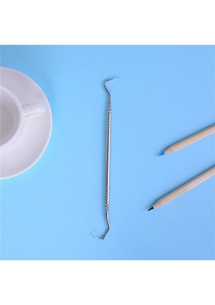 1 Adet Çift Uçlu Paslanmaz Diş Hekimi Diş Temiz Hijyen Explorer Probu Kanca Seçim Ağız Bakımı Için Diş Temiz (Yurt Dışından)