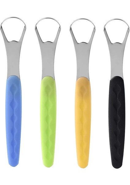 Mavi Stil Taşınabilir Dil Temizleyici Dil Kazıyıcı Yeniden Kullanılabilir Paslanmaz Çelik Ağız Ağız Fırçası Seyahat Çantası Blackbluegreen Kaymaz Sap (Yurt Dışından) fiyatları