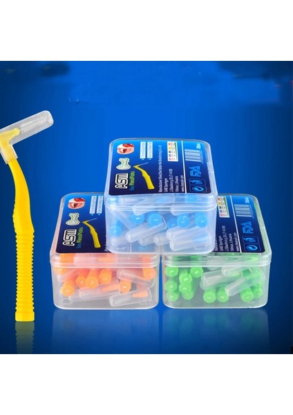 0,6 mm Stili Kutu L Şekli Itme-Çekme Diş Arası Fırça Ortodonti Kürdan Diş Beyazlatma Kürdan Diş Fırçası Ağız Hijyeni Bakımı (Yurt Dışından) fiyatları