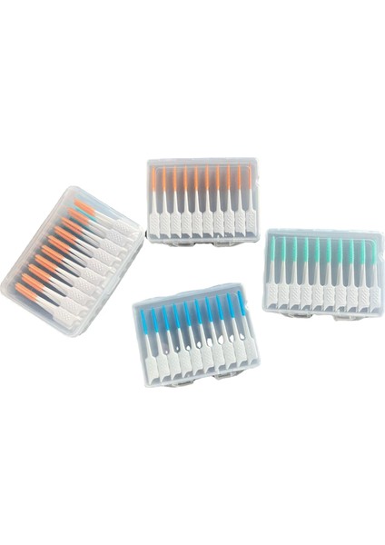 Mavi-20 Adet Tarzı Adet Interdental Fırça Yumuşak Kauçuk Diş Temizleme Araçları Dişler Arasında Diş Temizleme Diş Fırçası Ağız Hijyeni Bakım Aracı (Yurt Dışından)