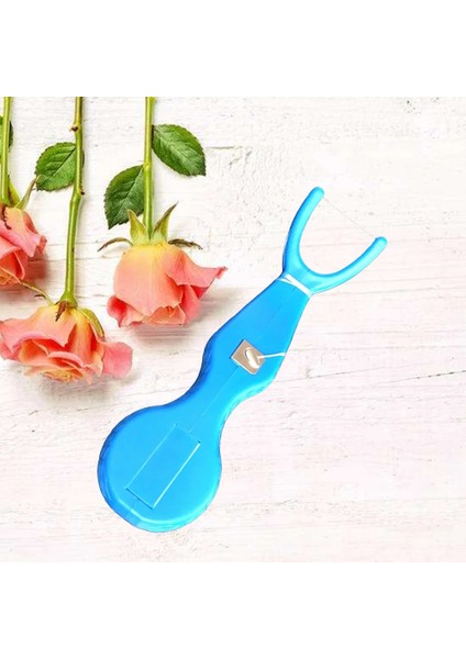 Mavi Stil Nane Floks Kürdan Floks Seyahat Dişleri Temiz Malzemeleri Çocuklar Ipi Çubukları Ipi Tutucu Geçirici Ipi (Yurt Dışından) fiyatları