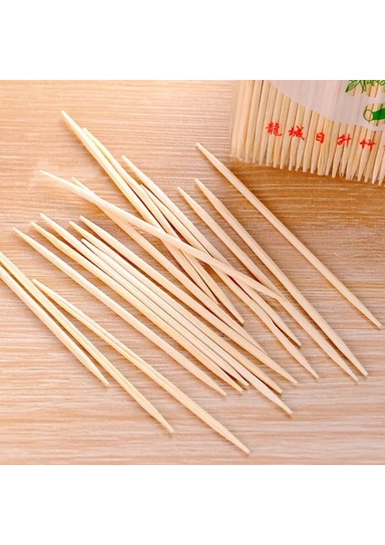Sarı Stil Tek Kullanımlık Bambu Ahşap Kürdan Diş Çift Taraflı Ev Restoranı (Yurt Dışından) indirimleri