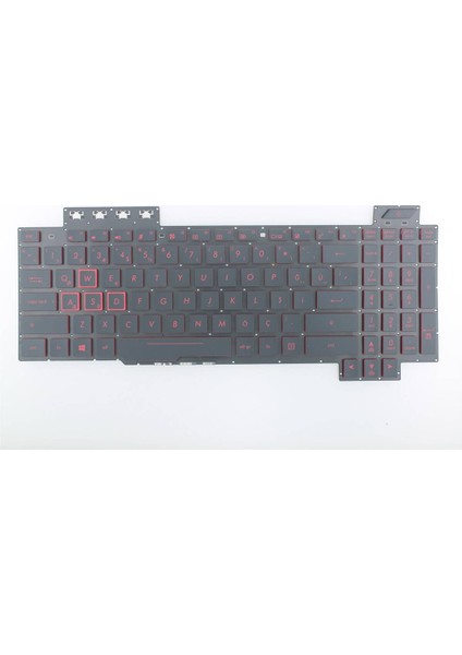 Asus ile Uyumlu FX505DD-BQ073 Klavye Backlit LED