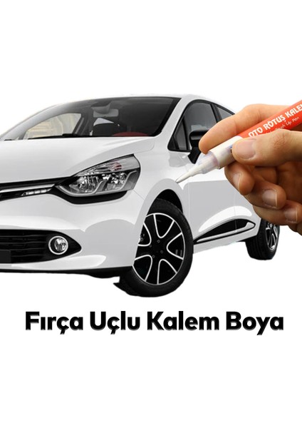 Oto Rötuş Kalemi 5 ml Araç Kaporta Tampon Çizik Giderici Fırça Yenileme Metalik Beyaz Renk Boya modelleri