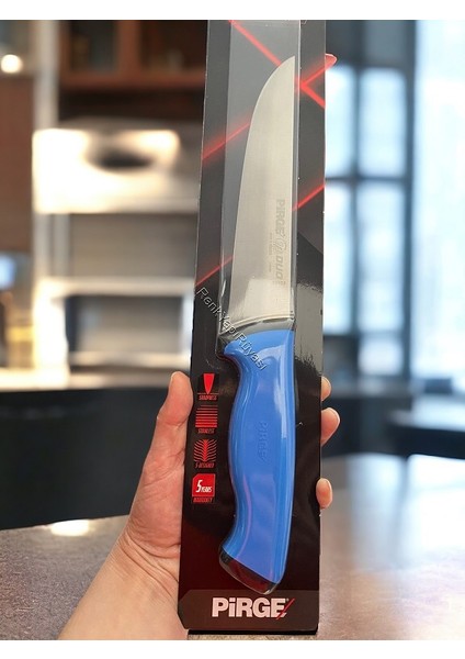 Kasap Bıçağı, Pirgeduo Bıçak 19 cm Et,tavuk, Balık Için 19 cm 34103