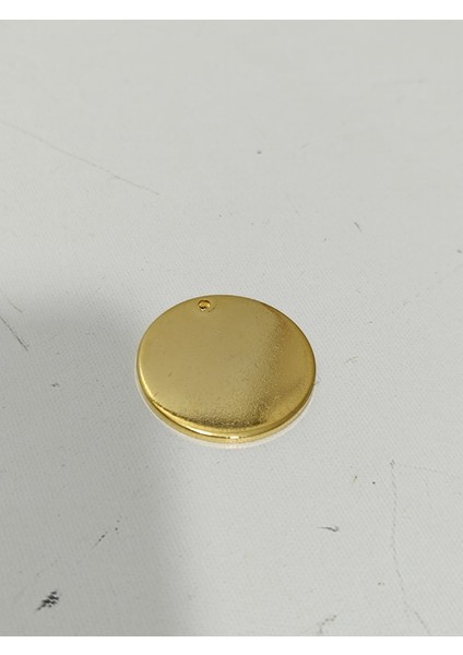1,8X25MM Yuvarlak Tek Delik Pirinç Payet Pul Parlak 640GR