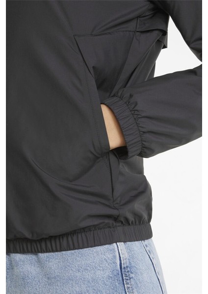 84749401 Ess Solıd Wındbreaker Puma Siyah Kadın Eşofman Ust