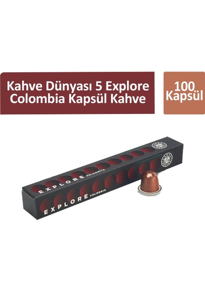 Kahve Dünyası 5 Explore Colombia Kapsül Kahve 100 Kapsül