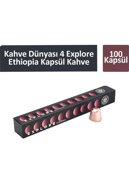 Kahve Dünyası 4 Explore Ethiopia Kapsül Kahve 100 Kapsül