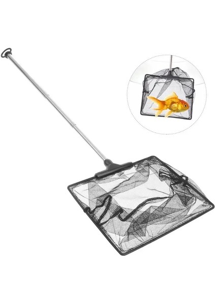 Siyah Stil 50.5X10X1CM Akvaryum Balık Ağı Tankı Paslanmaz Çelik Teleskopik Saplı Balık Örgü Uzun Uzatılabilir Katlanır Çubuk Betta Akvaryum Gölet Malzemeleri (Yurt Dışından) indirimleri