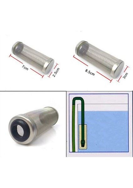 Beyaz Stil 16 mm Paslanmaz Çelik Akvaryum Filtre Koruması Balık Tankı Filtresi Giriş Giriş Sepeti Frimp Iç Çapını Koruyun (Yurt Dışından) indirimleri