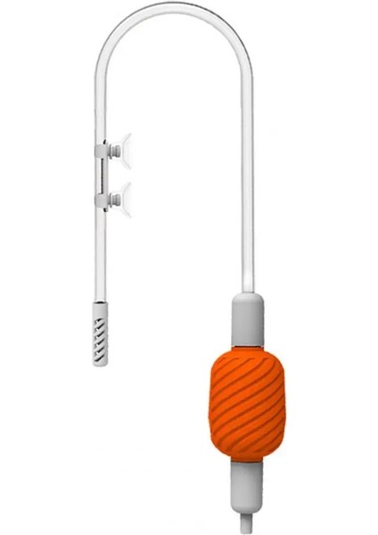 Turuncu Tarzı 1 Takım Su Değiştirici Çift Vantuz Su Değişimi Tüpü Kalın Balon Güçlü Manuel Balık Tankı Su Temizleme Aracı Ev Kullanımı (Yurt Dışından)