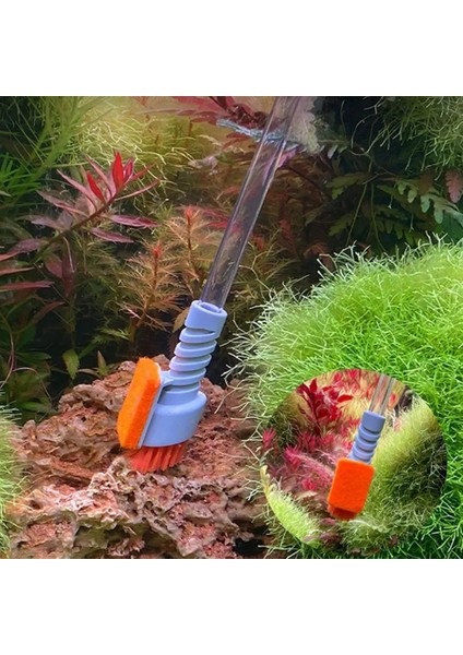 Turuncu Tarzı 1 Takım Su Değiştirici Çift Vantuz Su Değişimi Tüpü Kalın Balon Güçlü Manuel Balık Tankı Su Temizleme Aracı Ev Kullanımı (Yurt Dışından) modelleri