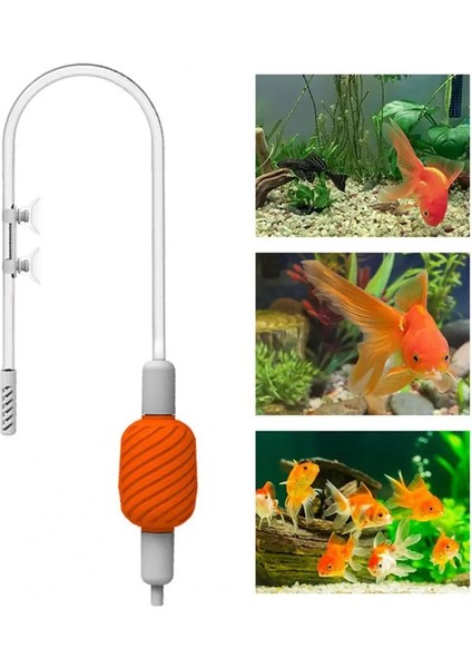 Turuncu Tarzı 1 Takım Su Değiştirici Çift Vantuz Su Değişimi Tüpü Kalın Balon Güçlü Manuel Balık Tankı Su Temizleme Aracı Ev Kullanımı (Yurt Dışından) fırsatları