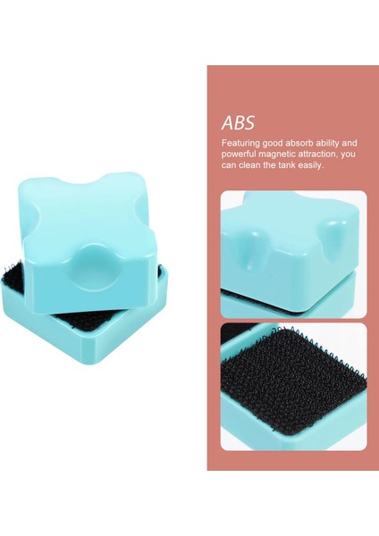 Mavi Stil Balık Tankı Fırça Akvaryum Aksesuarları Yosun Sökücü Tedarik Temizleme Aracı Cam Temizleyici Aksesuar Mıknatıs Manyetik (Yurt Dışından) indirimleri