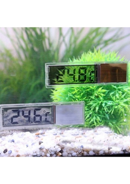 LCD 3D Dijital Elektronik Sıcaklık Ölçümü Balık Tankı Sıcaklık Ölçer Akvaryum Termometre Sıcaklık Kontrol Aksesuarları (Yurt Dışından) fırsatları
