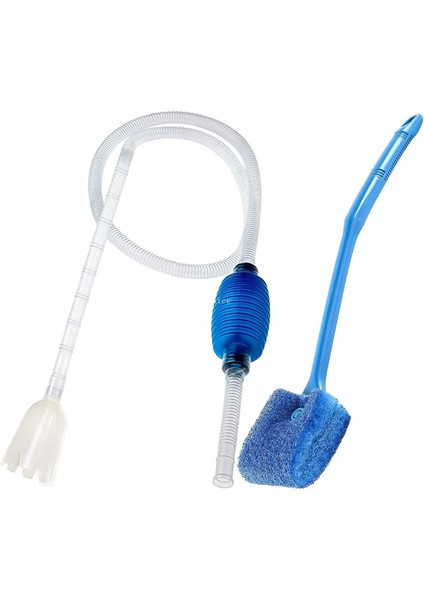 1 Takım Stili Fırçalı Balık Tankı Temizleyici Akvaryum Çakıl Temizleyici Su Değiştirme ve Filtre Kum Temizleme Için El Sifon Pompası (Yurt Dışından) fiyatları