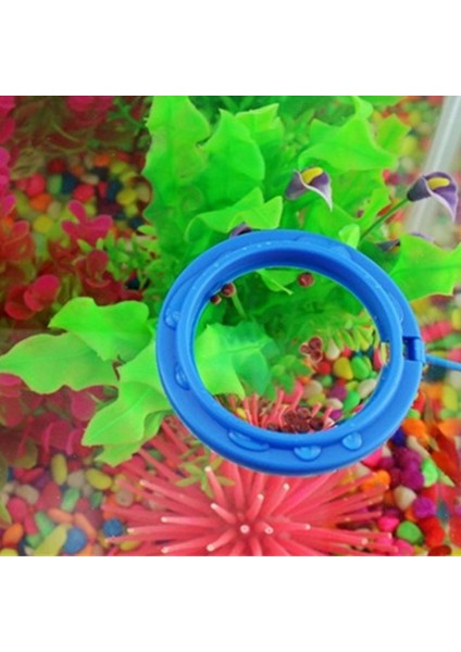 No.1 Stili Akvaryum Besleme Halkası Balık Tankı Istasyonu Yüzen Yiyecek Tepsisi Besleyici Kare Daire Aksesuarı Balık Mama Besleyici Vantuz Malzemeleri (Yurt Dışından) fırsatları