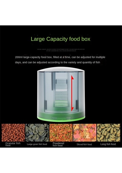 Sarı Stil Otomatik Balık Tankı Besleyici Akıllı Zamanlama Otomatik Besleyici Akvaryum Akvaryum Balığı Besleyici Büyük Kapasiteli Balık Akvaryumu Besleyici (Yurt Dışından) modelleri
