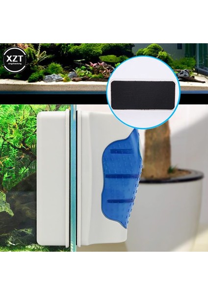 Orta Tarz Yeni Faydalı Yüzen Manyetik Fırça Akvaryum Balık Tankı Cam Yosun Kazıyıcı Temizleyici Aksesuarları (Yurt Dışından) modelleri