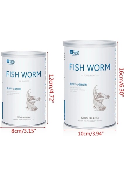 1280 ml Tarzı 1 Kutu Lml Lepistes Akvaryum Balık Yemi Doğal Yüksek Proteinli Balıkçılık Yemleri 37MF (Yurt Dışından) indirimleri