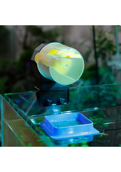 Mavi Stil Pratik Balık Tankı Besleyici 100MLG Otomatik Balık Besleyici Ayarlanabilir Miktar Akvaryum Otomatik Zamanlayıcı Gıda Dağıtıcı Zamanlama (Yurt Dışından) indirimleri