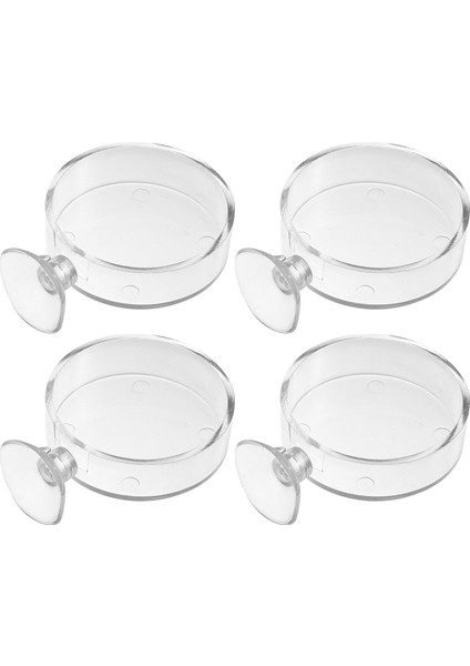 Şeffaf Stil 6.5x6.5cm Yuvarlak Tepsi Hava Besleme Kasesi Balık Tankı Besleyici Ev Hayvan 6.5x6.5 cm Şeffaf Akrilik Karides (Yurt Dışından) fiyatları