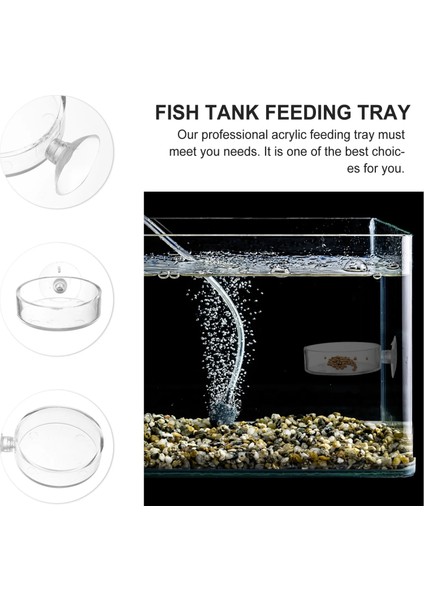 Şeffaf Stil 6.5x6.5cm Yuvarlak Tepsi Hava Besleme Kasesi Balık Tankı Besleyici Ev Hayvan 6.5x6.5 cm Şeffaf Akrilik Karides (Yurt Dışından) modelleri