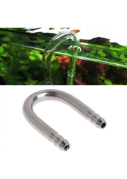 Paslanmaz Çelik Balık Tankı Için U Şekli Boru Akvaryum Bağlantısı Hava Hattı Co2 Sistemi Oksijen Havalandırıcı Konektörü (Yurt Dışından) fiyatları