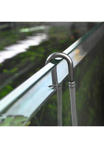 Paslanmaz Çelik Balık Tankı Için U Şekli Boru Akvaryum Bağlantısı Hava Hattı Co2 Sistemi Oksijen Havalandırıcı Konektörü (Yurt Dışından) modelleri