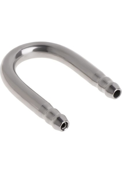 Gümüş Tarzı Akvaryum Tüpü Hava Balık Tankı U Şekli Paslanmaz Çelik Co2 Oksijen Havalandırıcı Konektörü (Yurt Dışından)