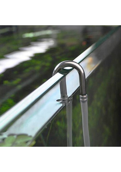 Gümüş Tarzı Akvaryum Tüpü Hava Balık Tankı U Şekli Paslanmaz Çelik Co2 Oksijen Havalandırıcı Konektörü (Yurt Dışından) modelleri