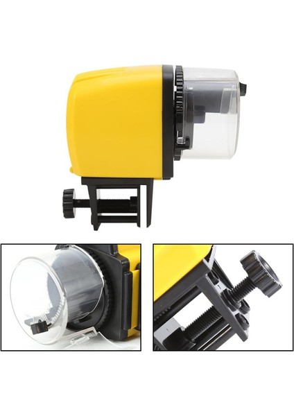 1A Tarzı Dijital Otomatik Elektrikli Plastik Balık Tankı Zamanlayıcı Besleyici Akvaryum Besleme Taşınabilir Balık Yemi Balık Besleyici (Yurt Dışından) modelleri