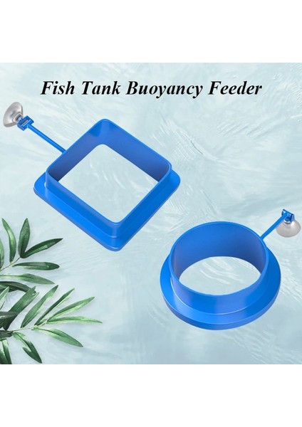 Pengfu Shop No.3 Tarzı Balık Besleme Akvaryum Balık Tankı Halka Besleyici Istasyonu Yüzen Gıda Su Tesisi Yüzdürme Daire Besleme Halkası Akvaryum Balıkları (Yurt Dışından)