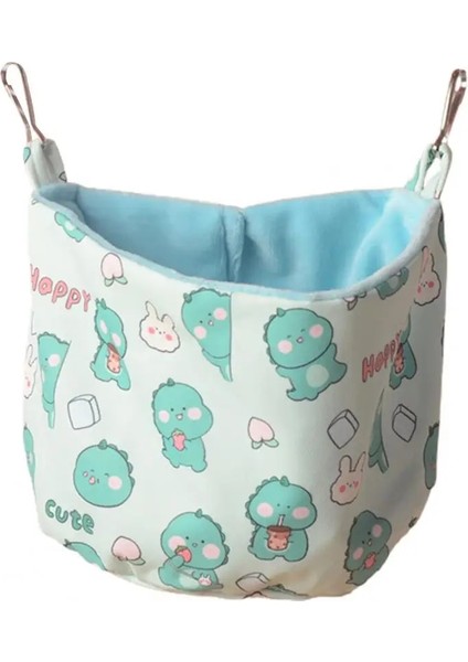 Beyaz Stil Hamster Hamak Rahat Sevimli Desen Küçük Hayvan Hamster Sincap Hamster Uyku Evi Pet Asılı Yuva Evcil Hayvan Malzemeleri (Yurt Dışından)