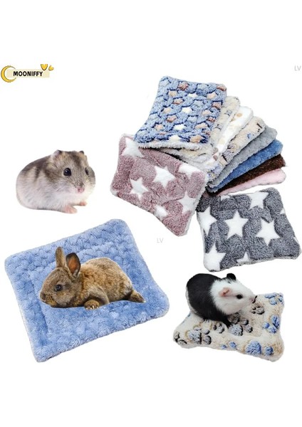 B Tarzı 15X20CM Kobay Hamster Sıcak Paspaslar Yatak Hamster Uyku Pedi Sincap Kirpi Yumuşak Yastık Tavşan Lla Yatak Mat Ev Yuva (Yurt Dışından)
