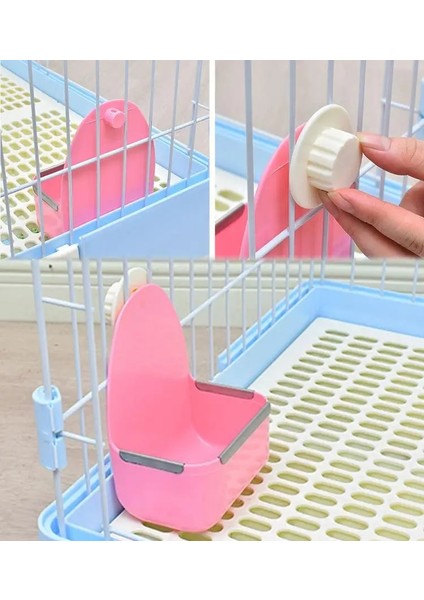 Pembe Tarzı Evcil Hayvan Yiyecek Kasesi Sabit Büyük Kapasiteli Anti-Damla Darbeye Dayanıklı Besleyici Kase Tavşan Gine Domuzu Lla Evcil Hayvan Aksesuarları (Yurt Dışından) indirimleri