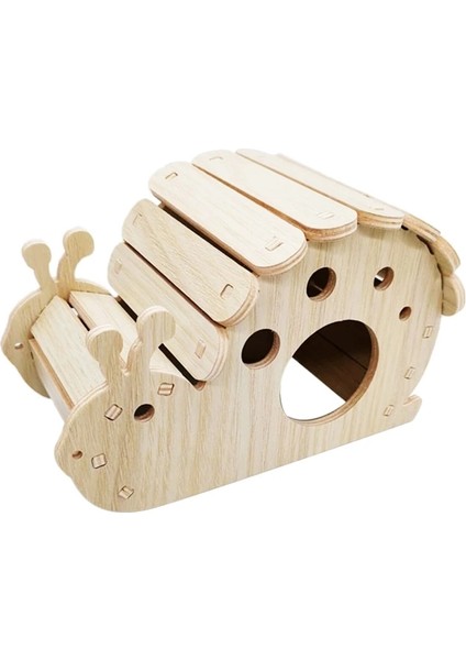 No.5 Tarzı Hamster Ahşap Ev Hideout Küçük Hayvan Habitat Doğal Ahşap Tırmanma Oyun Kulübesi Çiğniyor Oyuncaklar Cüce Hamster Için (Yurt Dışından)
