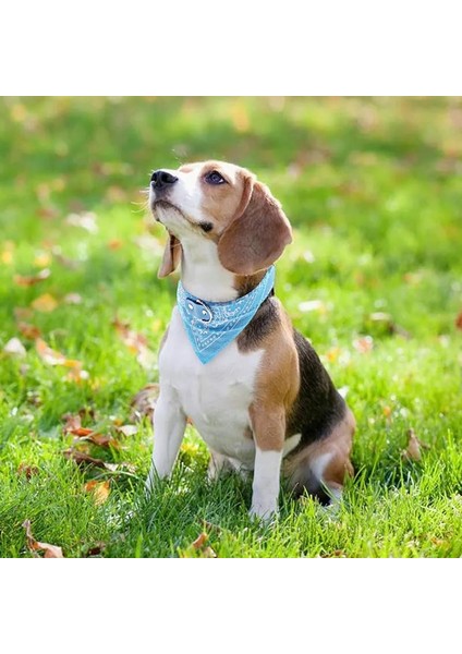 Kırmızı Stil Xl Boyutu Köpekler Kediler Için Pet Bandana Yaka Ayarlanabilir Pu Deri Üçgen Önlükler Eşarp Yaka Paisley Desenli Köpek Aksesuarları Için (Yurt Dışından)