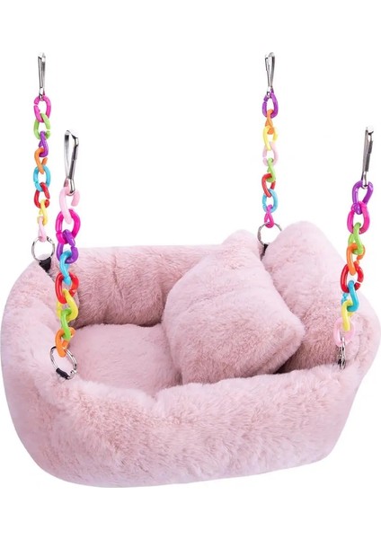 Mavi Stil S Beden Kolay Yıkama Peluş Meyve Desen Renkli Zincir Hamster Hamak Kafesi Kemirgenler Küçük Evcil Hayvan Aksesuarları Ev Gine Domuz Gelincik (Yurt Dışından) fırsatları