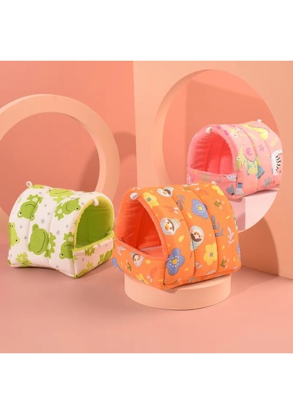 E Tarzı 19X19CM Sevimli Kış Sıcak Mini Hayvan Yatak Hamster Hamak Pamuk Yuva Kirpi Sincap Pet Asılı Kafes Ev Mağara Hamster Ev (Yurt Dışından)