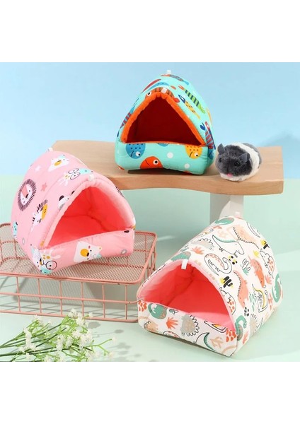 E Tarzı 19X19CM Sevimli Kış Sıcak Mini Hayvan Yatak Hamster Hamak Pamuk Yuva Kirpi Sincap Pet Asılı Kafes Ev Mağara Hamster Ev (Yurt Dışından)