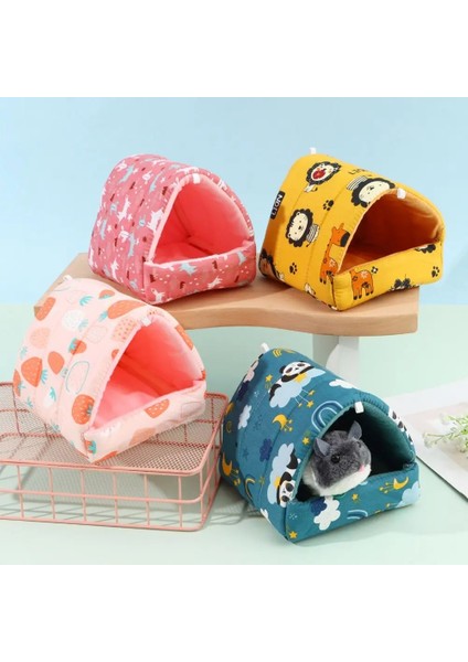 Tip2 Tarzı S Beden Renkli Mini Hayvan Yatak Hamster Hamak Kış Sıcak Pamuk Rahat Yuva Kirpi Sincap Asılı Kafes Ev Mağara (Yurt Dışından) fiyatları