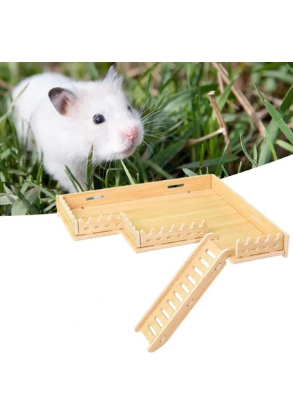 S Tarzı Hamster Platformu Faydalı Evcil Hayvan Mobilya Gömme Zıvana Inşaat Evcil Hayvan Aksesuarları Hamster Oyuncak Küçük Hayvan Platformu (Yurt Dışından)